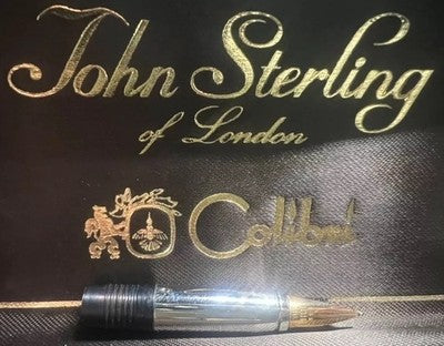 🔴 JHON STERLING penna stilografica sezione pennino oro 14 carati vintage
