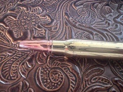Stylo À Bille Fusil RAIN HUNTER Métal Bois Avec Douille Écrit Vintage