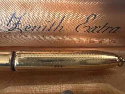 🔴 ZENITH penna stilografica Extra pennino ORO scrive gioiello vintage 1930 C