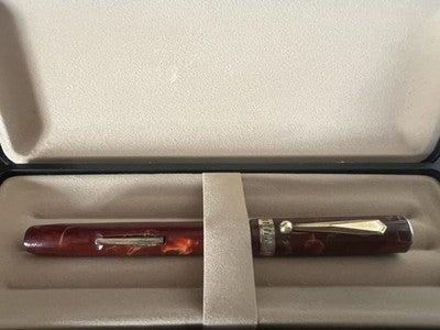 Epenco Stift Füllfederhalter Zelluloid Marmoriert Hebel Schreibt Vintage
