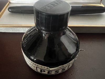🔴 OMAS penna stilografica EXTRA collare greca a pistone pennino F nuova