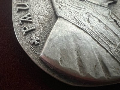 🔴 Medaglia PAOLO VI giubileo sacerdotale ordine francescani 1221 1971