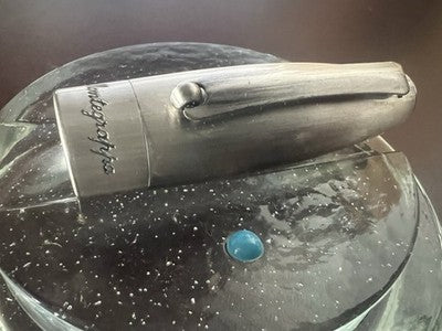 Montegrappa Fountain Pen Fortuna Silver Mule Metal Brushed Pen F