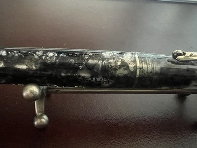 🔴 MONTEGRAPPA penna stilografica Elmo Ambiente Charcoal pennino F nuova NOS