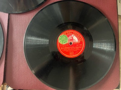 🔴 Dischi LA VOCE PADRONE 78 giri ceralacca Non ti scordar di me grammofono 3Pz