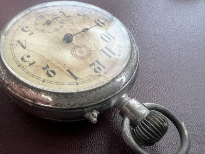 🔴 ROSKOPF Herren-Taschenuhr mit überholten Vintage-Teilen 