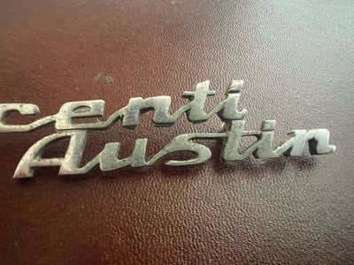 Coat of Arms Innocenti Austin Print Emblem Logo Dashboard Vintage