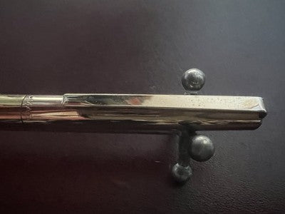 🔴 OMAS penna sfera dorata metallo lucido Italy scrive vintage anni ‘70