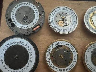 Mechanisms Watches Women Men Quartz Automatic With Discs Date 8PZ 