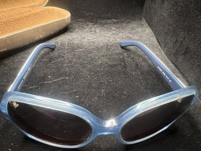 🔴 GUCCI occhiali vista donna montatura GG 3538/S blu logo GG laterale vintage