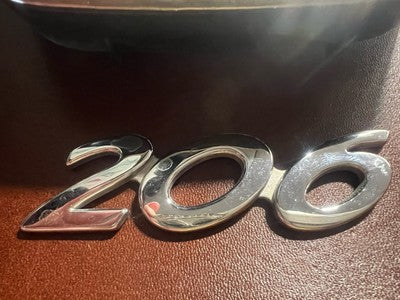🔴 PEUGEOT 206 stemmi auto emblemi fregi targhette 9628688677 codice 2 PEZZI