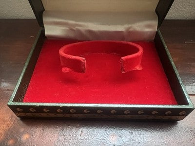 🔴 RADO box scatola orologio polso astuccio verde velluto raro 60 vintage