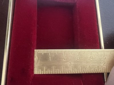 Colibri'Boîte Briquet Molectric Rouge mit Timbre 