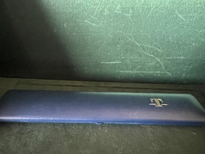🔴 TISSOT box scatola orologio astuccio custodia cofanetto blu macchie vintage