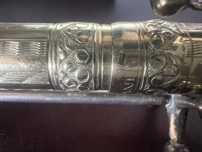 Invicta Stylo à Plume Rétractable Ciselé Plaqué Or Stylo Plume 14k Vintage