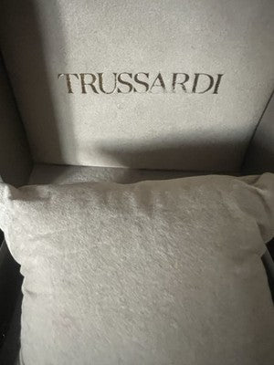 🔴 TRUSSARDI box scatola orologio cofanetto custodia con cuscino completa