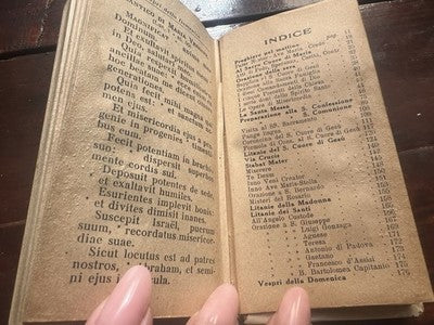 Book Devotional The Giardino Spiritual Keepsake Della Communion 1927