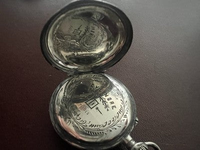 Montre De Poche ARGENT 800 Femme À Reviser Pièces Vintage REMONTOIR 2 
