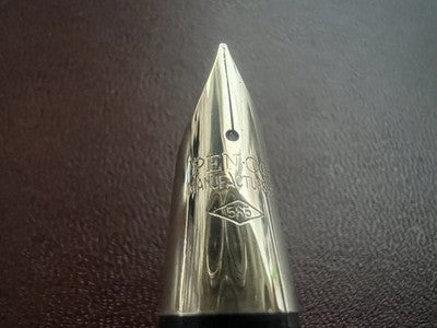 🔴 PEN-CO Füllfederhalter, 53er Diamantfeder, 14 Karat Gold, Vintage Penco E