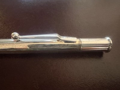 🔴 Matita LECCE PEN meccanica cromata clip con sfera scrive vintage
