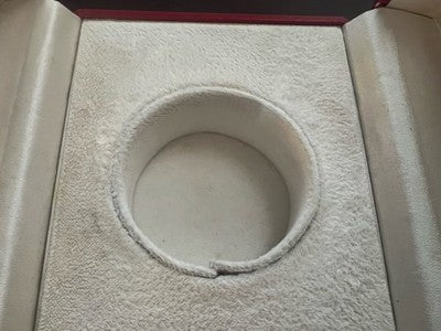 🔴 CARTIER box scatola orologio 531 originale con numero inciso vintage