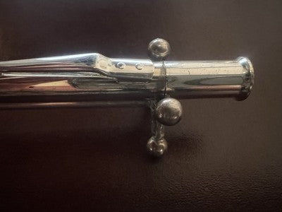 Crayon Lecce Pen Mechanical Chrome Clip mit Sphère Écrit Vintage 
