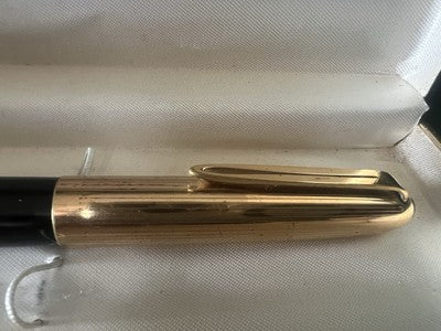 🔴 AURORA penna stilografica 88K Aquila placcata pennino ORO EF vintage 2072599