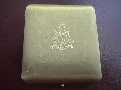 🔴 VATICANO medaglia ARGENTO 800 Papa PAOLO VI ANNO X fior di conio FDC
