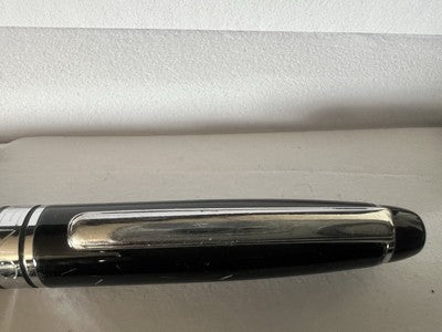 Balenciaga Stift Kugel Lack Schwarz Leisten Chrom Schreibt 