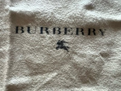 🔴 BURBERRY sacca borsa accessori anti polvere o viaggio L 25 h 36 cm originale