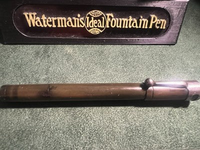 Red Waterman's Retractable Fountain Pen Ebonite 121/2 Vintage A