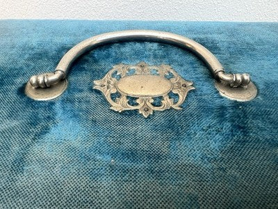 🔴 PortagioIe scatola vestitoio VITTORIANO scrigno con serratura 1800 vintage