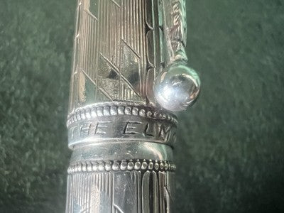 🔴 ELMO penna stilografica ARGENTO 800 retrattile Montegrappa funziona vintage