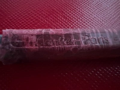 🔴 CARTIER penna a sfera Godroné placcata oro parti di ricambio