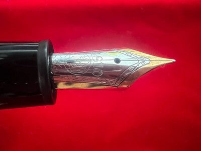 🔴 MONTBLANC Meisterstuck 146 fountain pen GOLD nib M instructions box