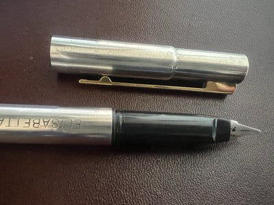 Auretta Stylo-Plume Stylo à Plume par Aurora Eliz Avec Cartouches Vintage 1970 