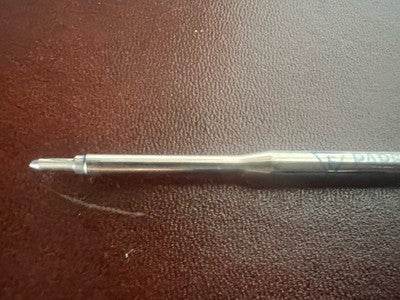 🔴 PAPERMATE refill penna BLU F fine 3 PEZZI ricambio ricarica inchiostro Aurora