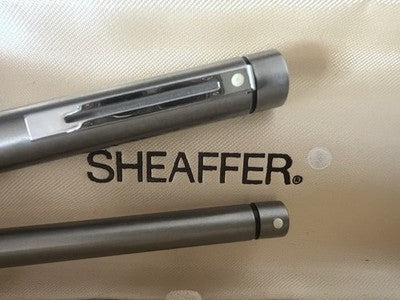 🔴 SHEAFFER penna stilografica + portamine Imperial Triumph cromati vintage