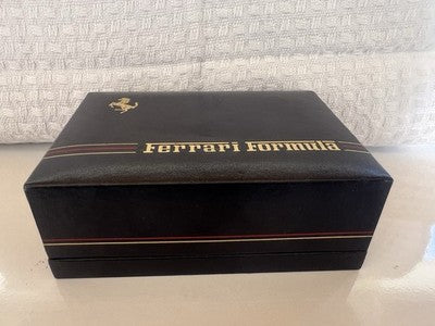 🔴 FERRARI box scatola orologio astuccio custodia formula by Cartier vintage