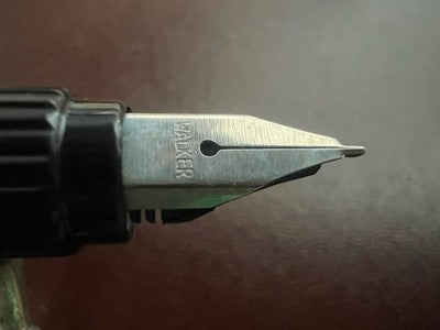 🔴 WALKER penne stilografiche verde rossa a cartuccia scrivono astuccio vintage