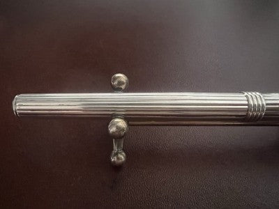 🔴 DIOR penna stilografica ARGENTO 925 pennino Montblanc ORO F cartuccia vintage