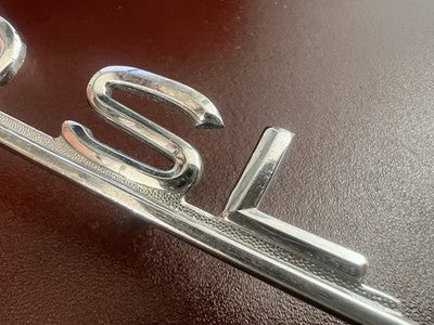 Mercedes ‑ Benz Badge Car Chrome-Plated 230SL Steel Pins W111 Original Vintage