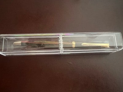 🔴 OSAMA penna sfera lacca Beverly e cromata pulsante a scatto scrive vintage