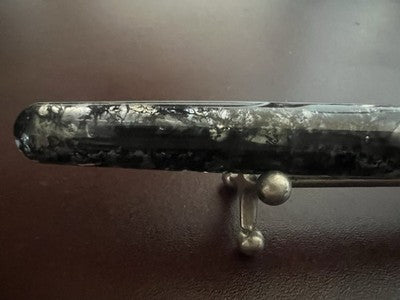 🔴 MONTEGRAPPA Elmo Ambiente Charcoal Füllfederhalter, F-Feder, neu NOS 