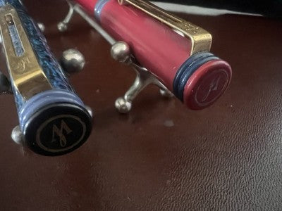 🔴 WATERMAN penne stilografiche Paris a cartuccia scrivono vintage 2 PENNE