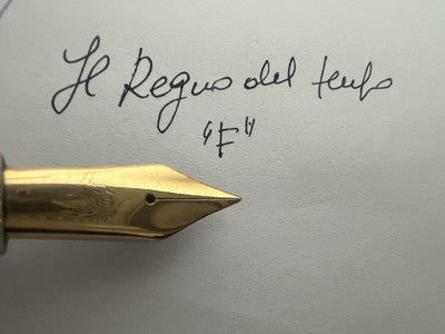Marksman Stift Füllfederhalter Gold Feder F Mit Patronen Pelikan Schreibt 