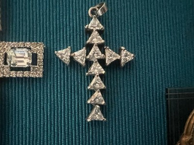 Necklaces Vintage Costume Jewelry Crosses And Rosaries Years '70/'90 N.4 