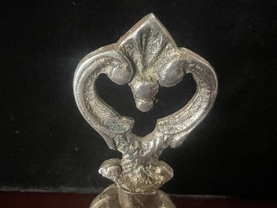 Bell Little Bell Metal Solid Handle Ornate Vintage