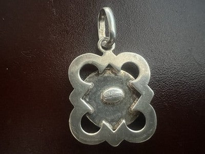 Pendant GERARDO SACCO Silver 925 Masks & Coins With Medal Vintage