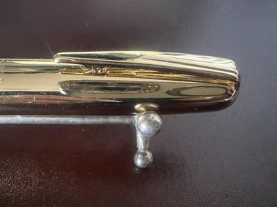 TOMBOW Stylo À Bille 77 Metal Doré Refill Rollerball Écrit Japan Vintage 70 